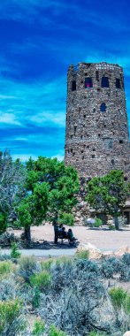 Arizona Grand Canyon 'daki Desert View Watchtower, ABD