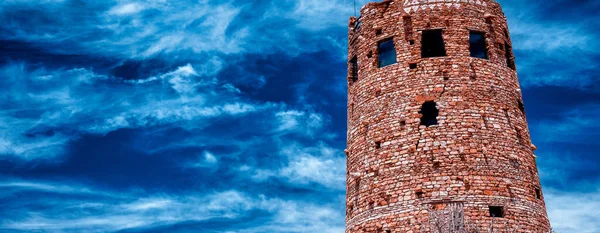 Torre Vigia Desert View Grand Canyon Arizona Eua — Fotografia de Stock