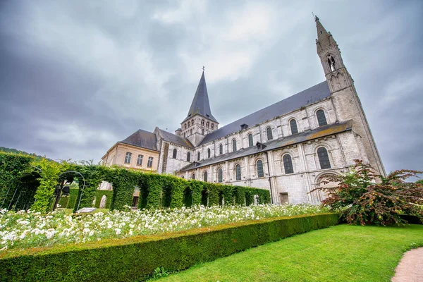 Abbazia Saint George Boscherville Rouen Francia — Foto Stock