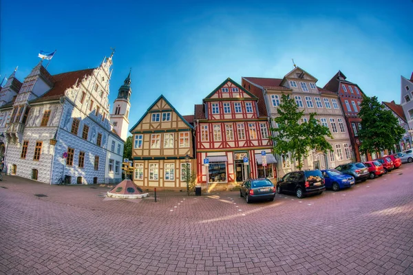 Celle Germany July 2016 Όμορφοι Μεσαιωνικοί Δρόμοι Της Πόλης Στο — Φωτογραφία Αρχείου