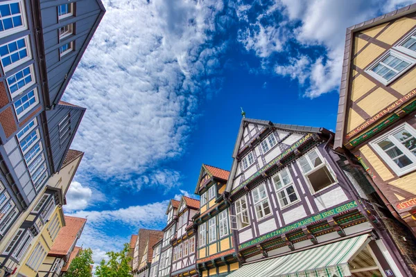 Celle Alemania Julio 2016 Vista Las Calles Ciudad Medieval Día — Foto de Stock