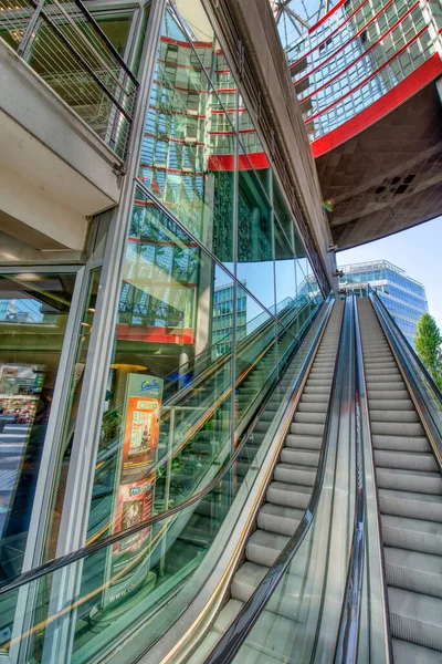 Berlin Almanya Temmuz 2016 Potsdamer Platz Daki Sony Center Modern — Stok fotoğraf