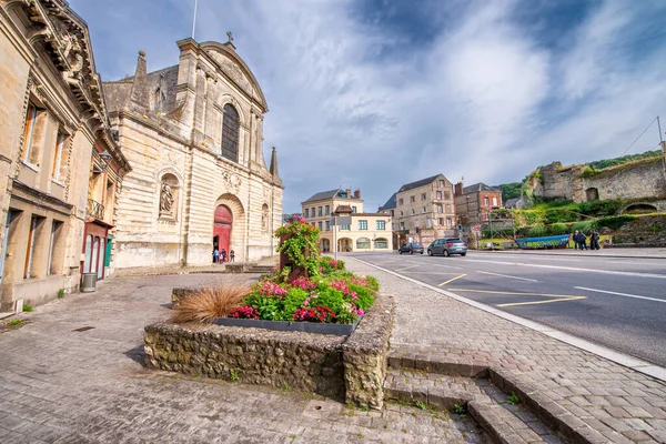 Fecamp Francie Července 2014 Krásné Domy Normandie Letní Sezóně — Stock fotografie