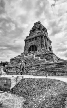 Leipzig, Almanya - 17 Temmuz 2016: Uluslar Savaşı Anıtı