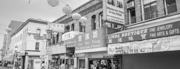 San Francisco California Agosto 2017 Edifici Colori Strada Chinatown — Foto Stock