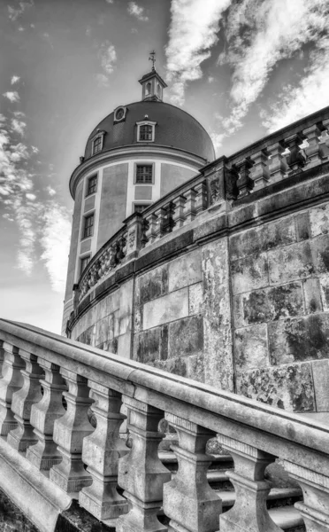 Castillo Moritzburg Atardecer Sajonia Alemania —  Fotos de Stock