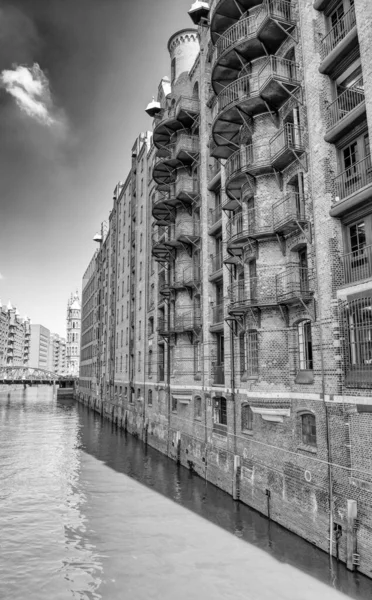 Edificios Medievales Largo Zollkanal Hamburgo Alemania —  Fotos de Stock