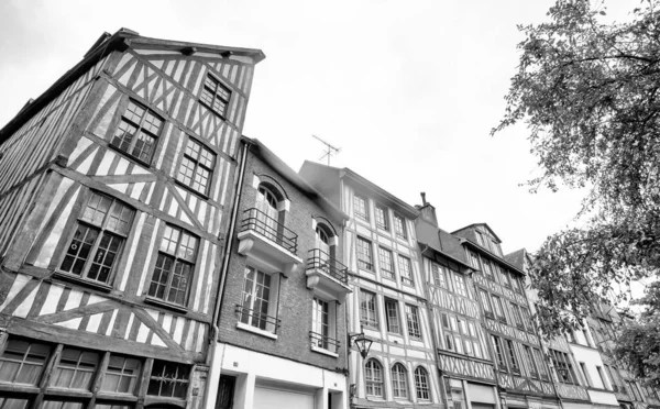 Bâtiments Colorés Dans Centre Rouen Normandie — Photo