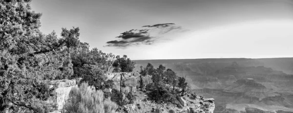 Vista Panorâmica Grand Canyon South Rim Nascer Sol Verão Arizona — Fotografia de Stock