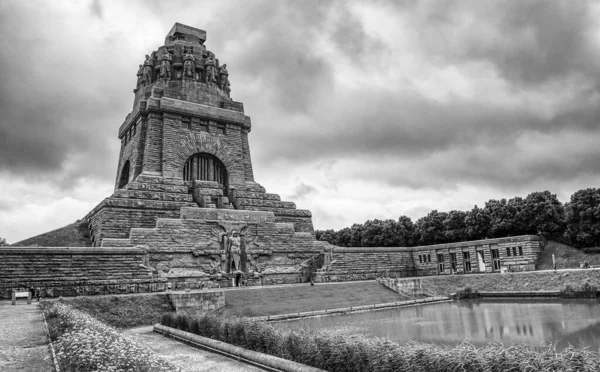 Monumento Alla Battaglia Delle Nazioni Lipsia Germania — Foto Stock