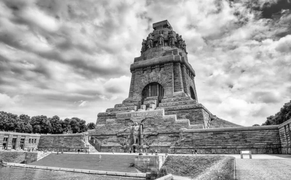 Lipsia Germania Luglio 2016 Monumento Alla Battaglia Delle Nazioni — Foto Stock