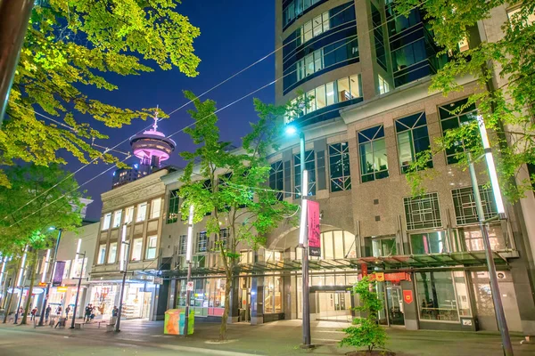 Vancouver Kanada August 2017 Straßen Und Gebäude Der Innenstadt Von — Stockfoto
