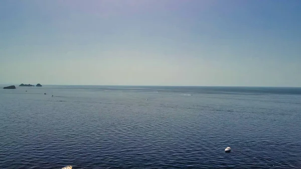 Панорамный Вид Воздуха Красивый Океан — стоковое фото