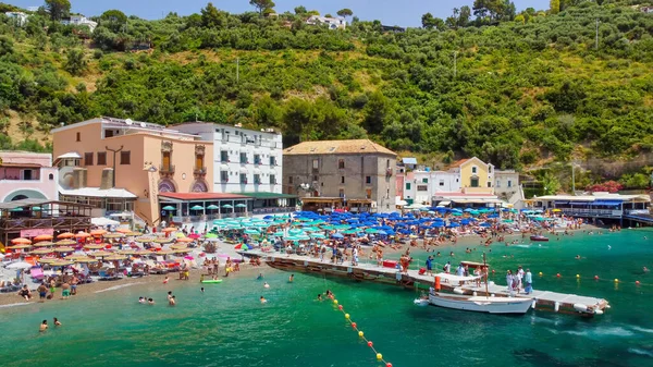Sorrento Italy June 2021 Amazing Air View Marina Del Cantone — стокове фото