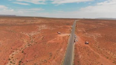 Anıt Vadisi 'ne giden yol, İHA' dan havadan görüş.