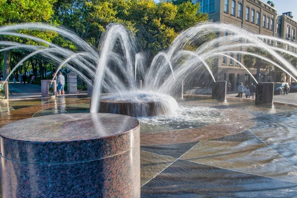 南卡罗来纳州查尔斯顿的喷泉 — 图库照片