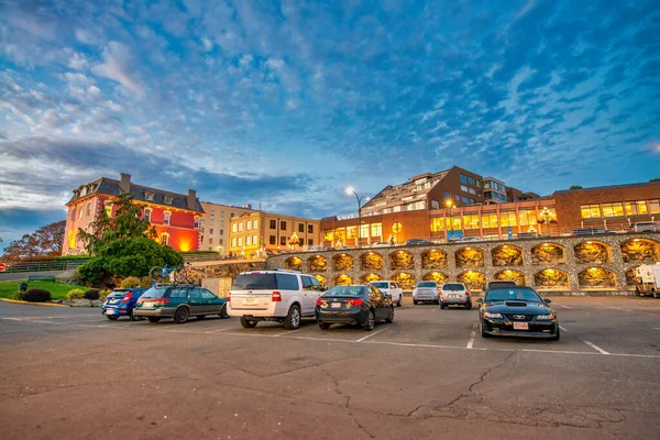 Victoria Canada August 2017 City Streets Harbour Beautiful Summer Night — Stock Photo, Image