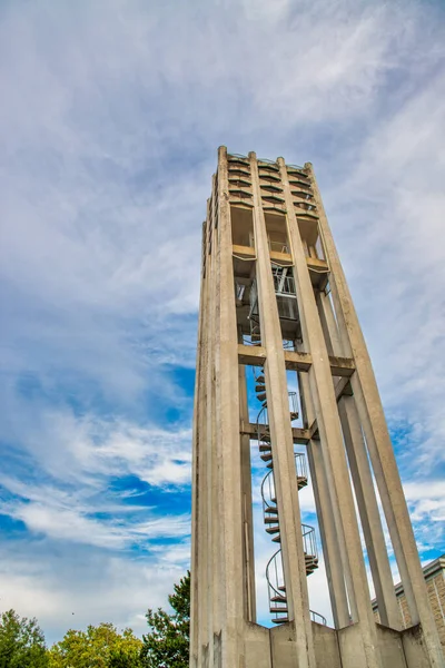 Schody Zewnętrzne Szczyt Wieży Widokowej — Zdjęcie stockowe