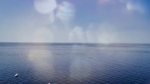Vista Aérea Panorámica Del Hermoso Océano — Foto de Stock