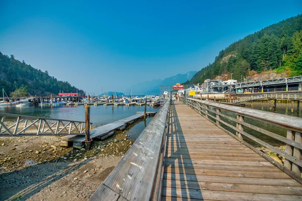 Vancouver Canada August 2017 Beautiful View Horseshoe Bay Marina West — Stock Photo, Image