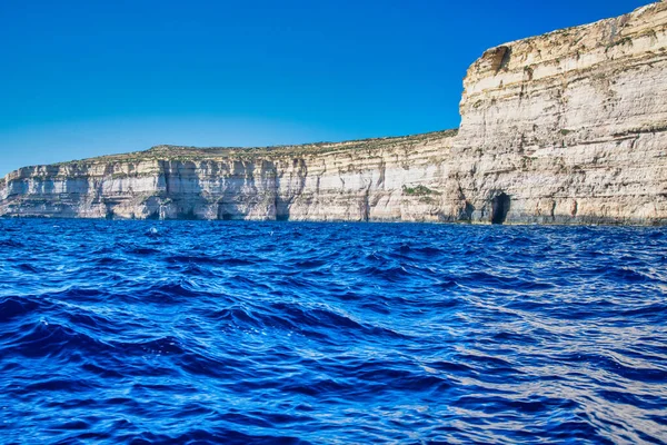 Beautiful Coastline Gozo Dwejra Inland Sea Area — 图库照片