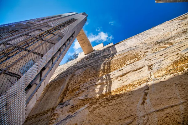 Lift Ground Walls Valletta Malta — стоковое фото