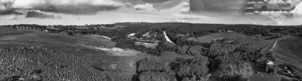 Kenguru Sziget Ausztrália Vidék Naplementekor Shelly Beach Től Drón Nézőpont — Stock Fotó