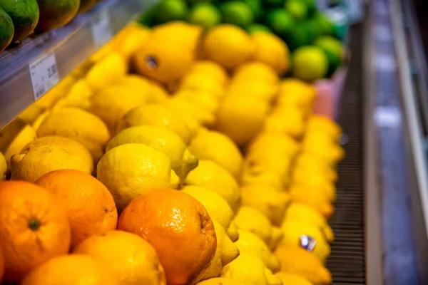 Oranges Lemons Fruit Shop — Stok fotoğraf