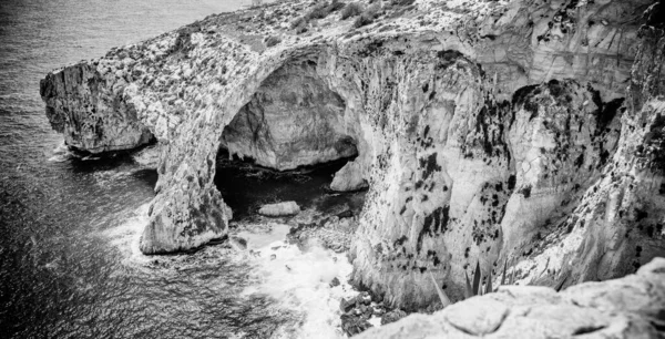 Εναέρια Άποψη Blue Grotto Στη Μάλτα — Φωτογραφία Αρχείου