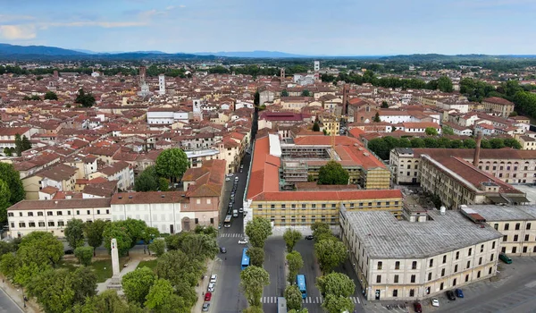 Prachtig Uitzicht Vanuit Lucht Lucca Toscane — Stockfoto