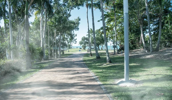 Airlie Beach Stadspark Vacker Solig Dag Queensland Australien — Stockfoto
