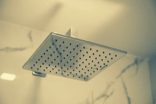 Modern Shower Head Shower Cabin — Fotografia de Stock