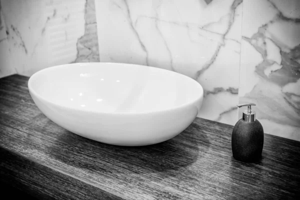 Bathroom Sink Modern Apartment — Stok fotoğraf