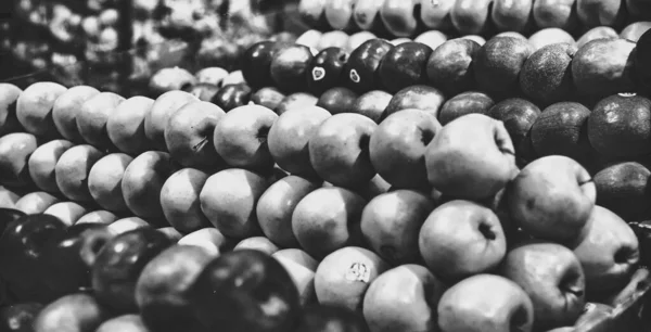 Variety Colorful Apples Fruit Shop — Stock Photo, Image