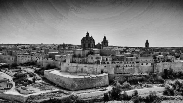 Veduta Aerea Della Città Medievale Mdina Malta — Foto Stock