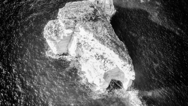 Veduta Aerea Fungus Rock Nella Baia Dwejra Gozo — Foto Stock