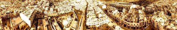 Letecký Pohled Mellieha Cityscape Dronu Malta — Stock fotografie