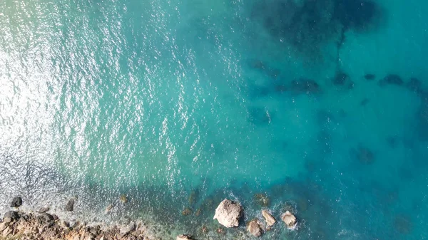 Dan Cennet Körfezi Nin Havadan Görüntüsü Malta — Stok fotoğraf