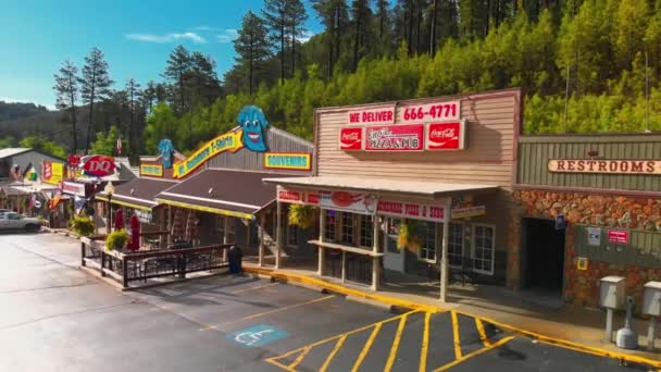 키스톤 사우스다코타주 2019 중심가 부티크 선물가게 역사로 키스톤은 러시모어 산으로 — 비디오