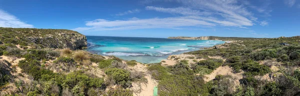 Pennington Bay Beach Panoramic View Kangaroo Island Sunny Day Australia — ストック写真