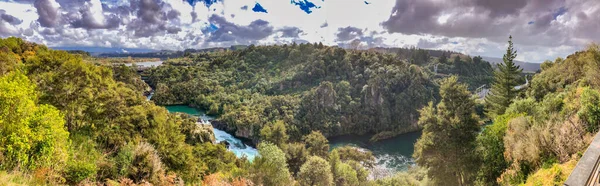 アレーティアチア ラピッズパノラマ空撮 ワイカト ニュージーランド — ストック写真