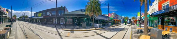 Kilda Αυστραλία Σεπτεμβρίου 2018 Πανοραμική Θέα Των Δρόμων Της Πόλης — Φωτογραφία Αρχείου
