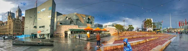 Мельбурн Австралия Сентября 2018 Года Панорамный Вид Мельбурн Вдоль Площади — стоковое фото