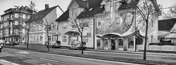 Wien Jan Stadtstraßen Januar 2010 Wien Die Stadt Hat Jährlich — Stockfoto