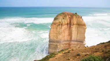 12 Havari fırtınalı bir öğleden sonra, Port Campbell, Avustralya.