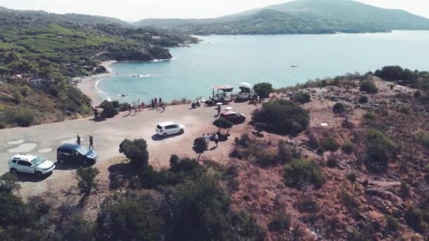 Coastline Road Elba Island Italië — Stockvideo