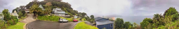 Tairua Nieuw Zeeland Panoramisch Uitzicht Vanuit Lucht Vanaf Heuvel — Stockfoto