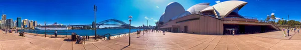 Sydney Australia Elokuu 2018 Panoraama 360 Astetta Näkymä Sydneyn Satamaan — kuvapankkivalokuva