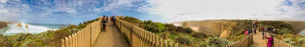 Port Campbell Australië September 2018 Twaalf Apostelen Rotsformaties Langs Great — Stockfoto