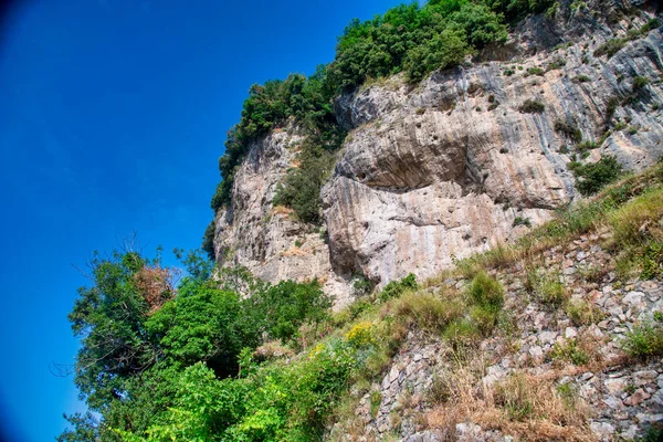 Mountains Amalfi Coast Summer Season Italy — Stockfoto